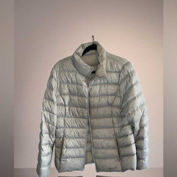 Gray Puffer Jacket - Eddie Bauer - Picture 2 of 13